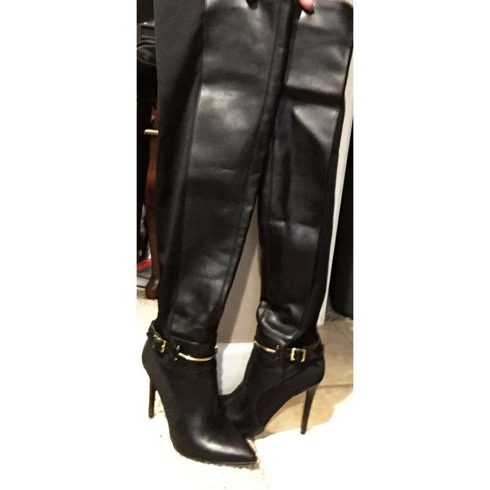 Black boots